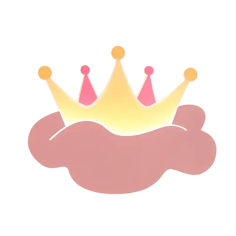 Applique murale Crownly™ pour chambre d'enfant avec télécommande