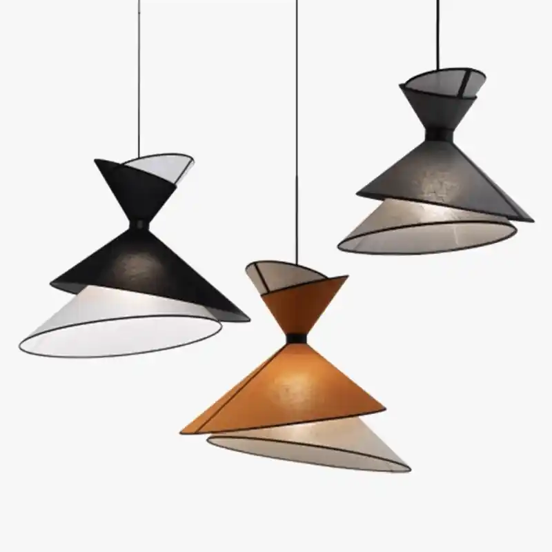 Suspension LED Design Conique Colorée