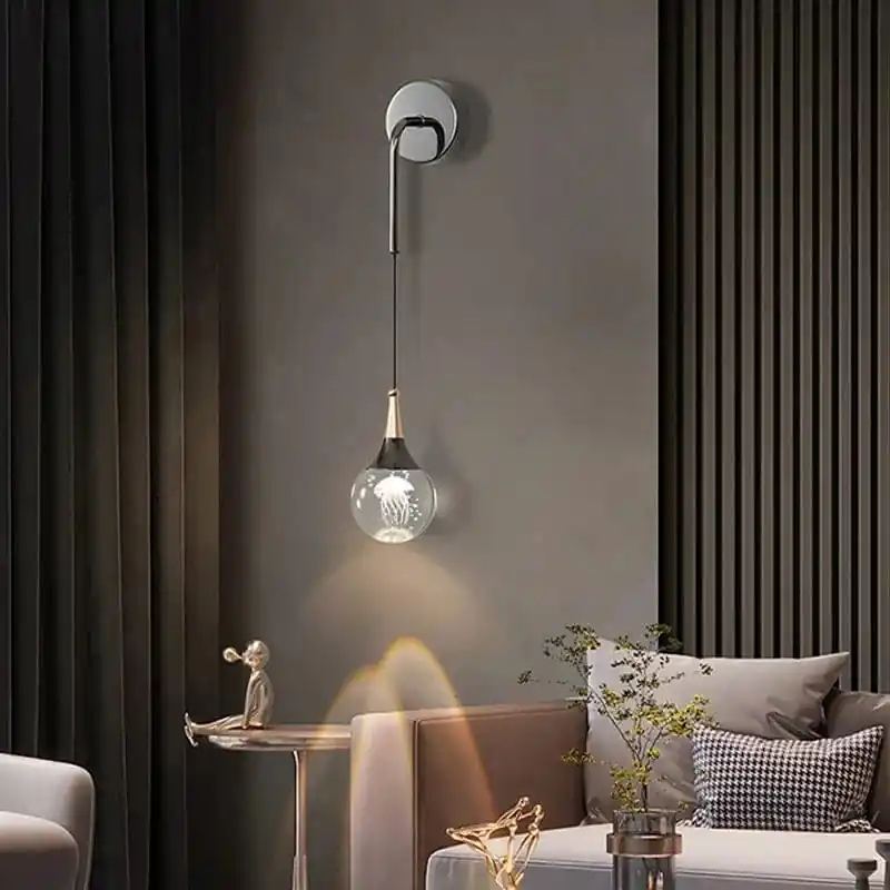 Applique murale LED Créative \\"Méduse Glow\\"