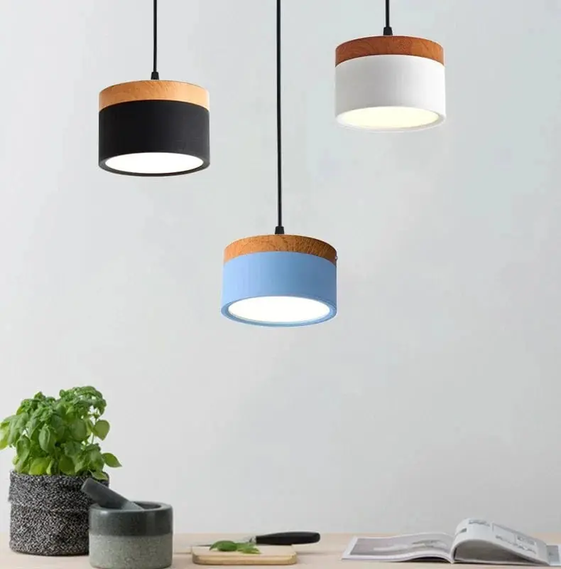 Suspension LED moderne \\"Makeron\\" pour une décoration intérieure tendance