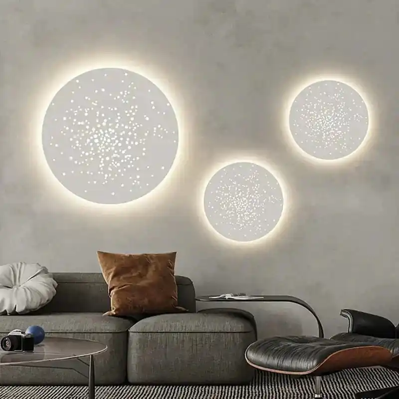 Applique LED murale moderne décorative pour fond d'art - Illuminez votre espace