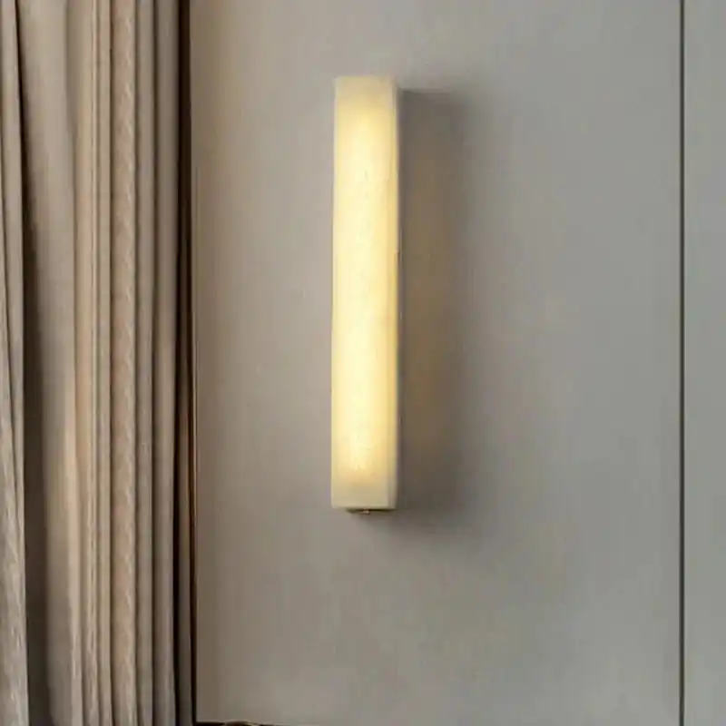 Applique murale LED Imitation Marbre Cuboïde avec Variateur d'Intensité Livraison Directe