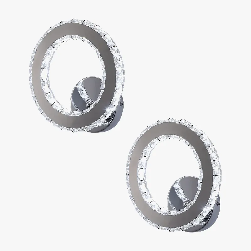 Applique murale LED en cristal de luxe moderne minimaliste