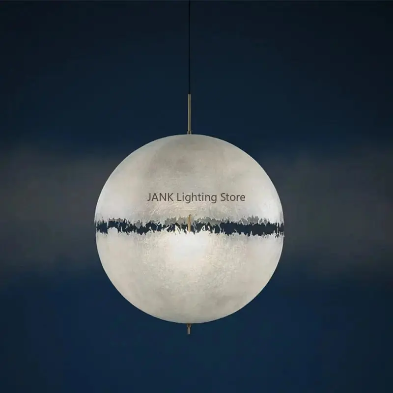 Suspension Postkrisi - Design Italien: Forme Lune et Éclairage LED Haut de Gamme