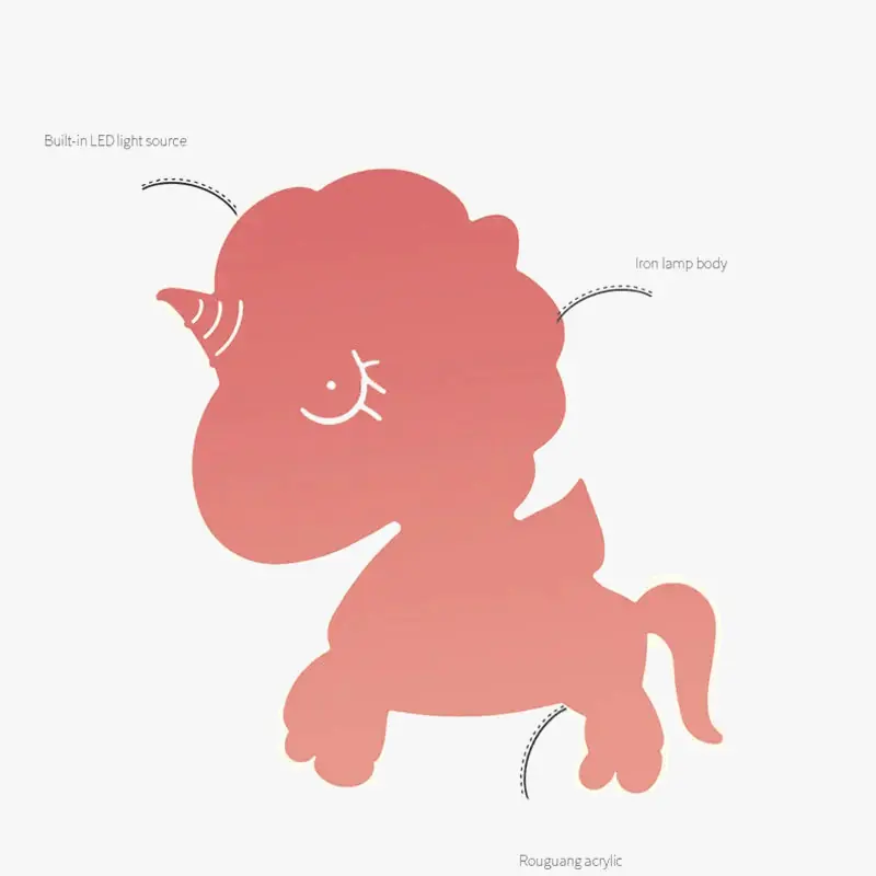 Applique murale \\"Animaux en fer\\" - Idée cadeau anniversaire pour enfant