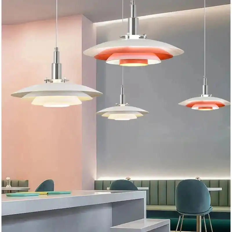 UFO Dégradé: Suspension Moderne et Créative Réglable