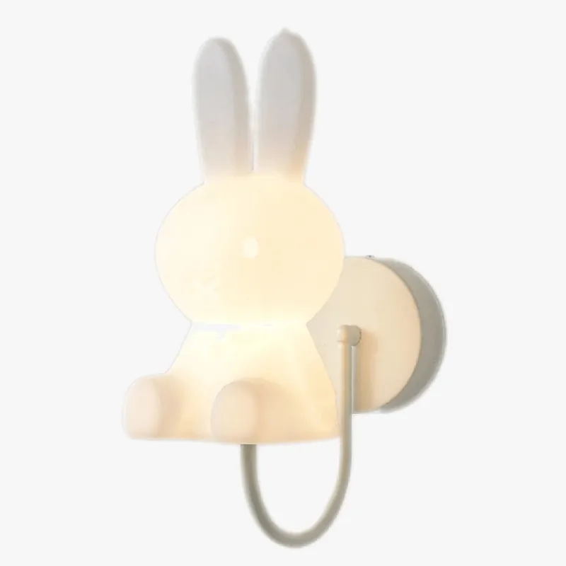 Applique murale LED Lapin : Idéale pour les chambres d'enfants