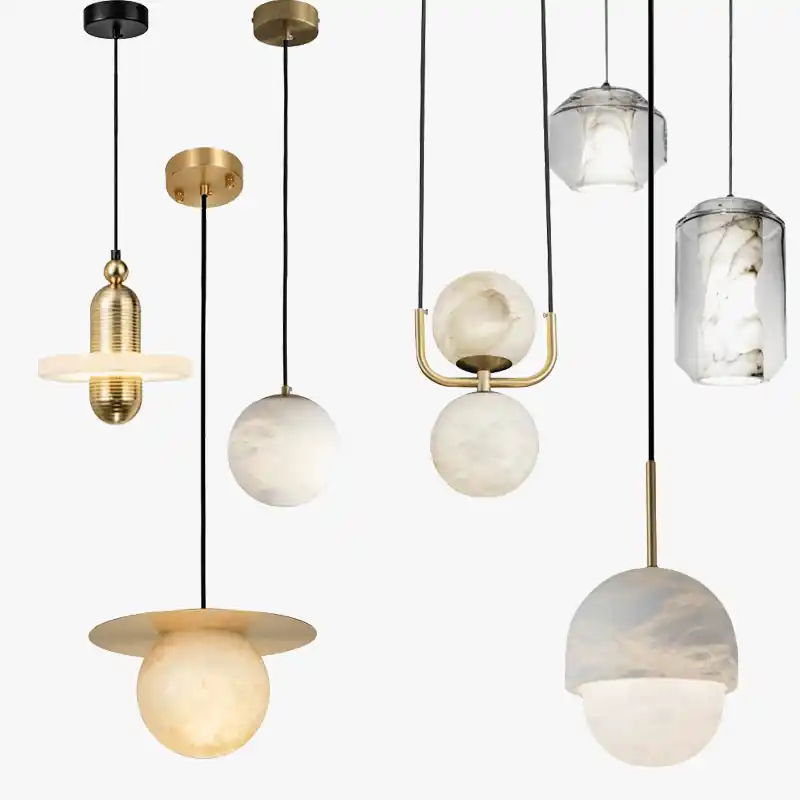 Suspension Design en Marbre Moderne