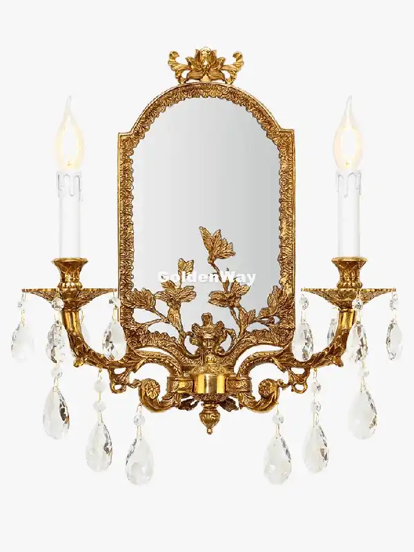 Applique murale LED en cuivre design moderne - Parfait pour une décoration intérieure sophistiquée