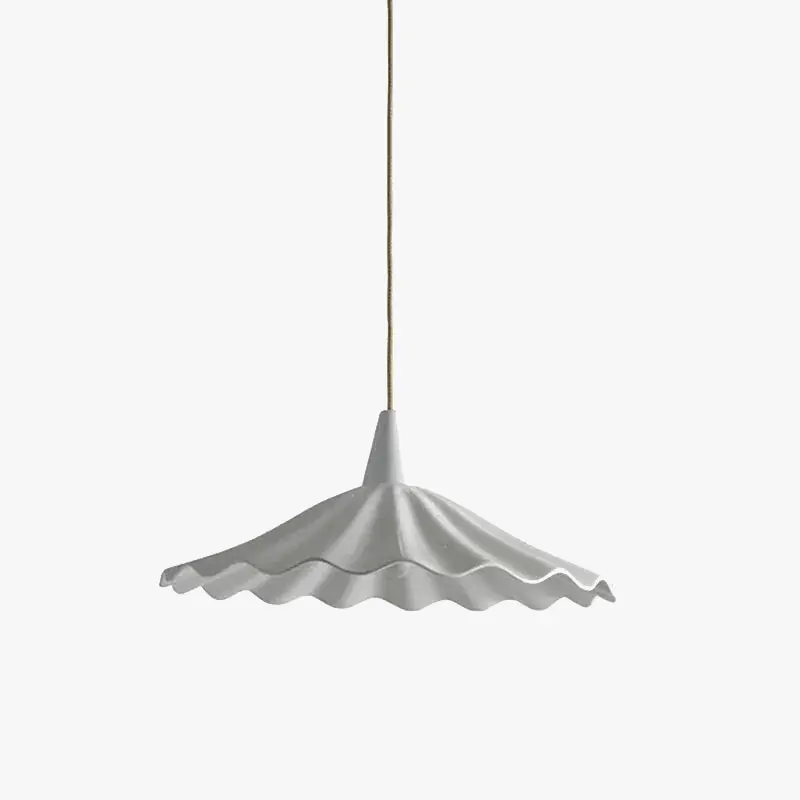 Suspension LED en céramique blanche par un créateur de mode