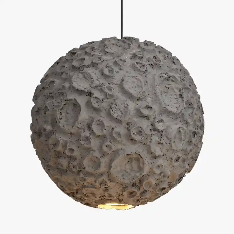 Suspension Designer japonais pour salon et salle à manger – Café et magasin Planet Grey