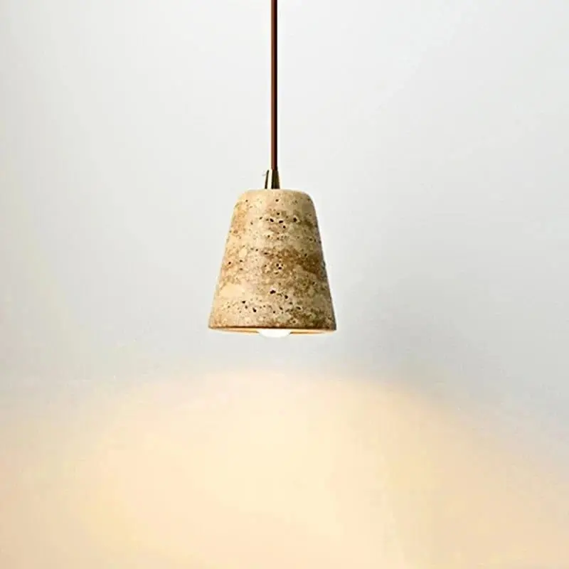 Suspension de luxe en marbre jaune