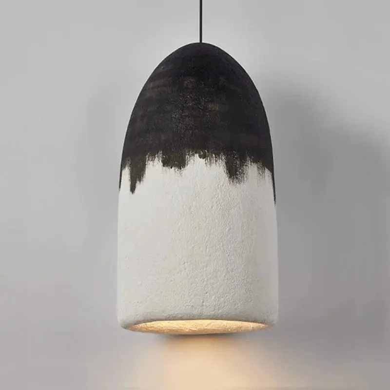 Suspension LED moderne noir et blanc pour Restaurant café et chambre