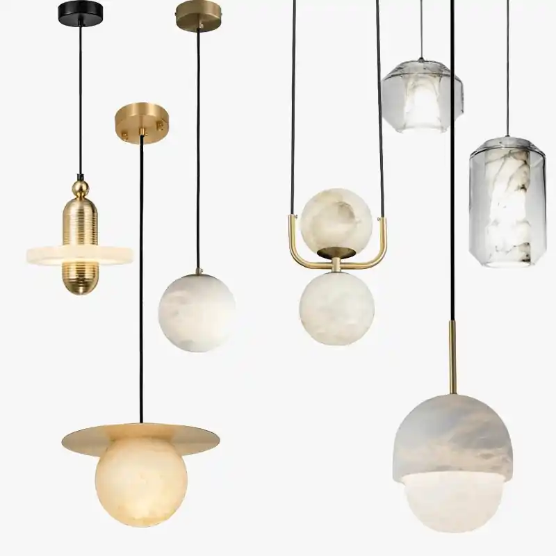 Suspension en marbre au design contemporain