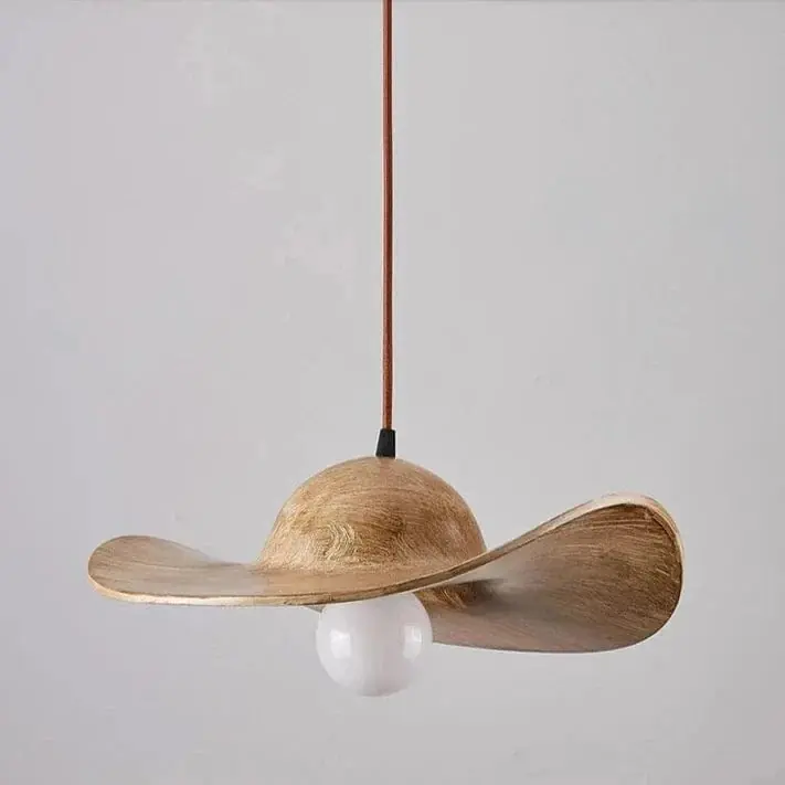 Suspension luminaire Vintage Rétro en résine pour décor intérieur et éclairage LED E27 - Idéal pour Salle à Manger, Restaurant, Bar et Café