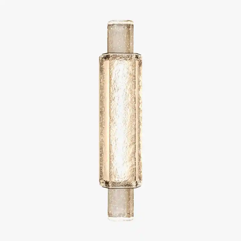 Applique murale de luxe en cristal et acier inoxydable - Collection Prestige