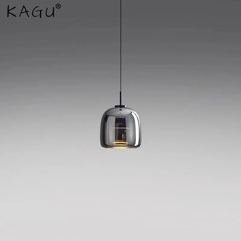 Suspension luminaire en verre design nordique Led