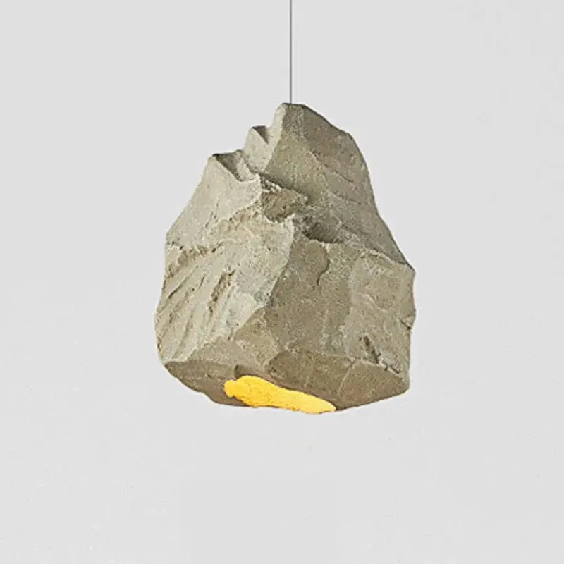 Suspension Stone Kaki: Design Créatif pour une Chambre Japonaise Wabi Sabi