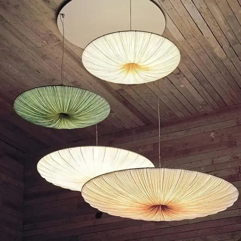Suspensions parapluie nordiques modernes en tissu océan Scandinave