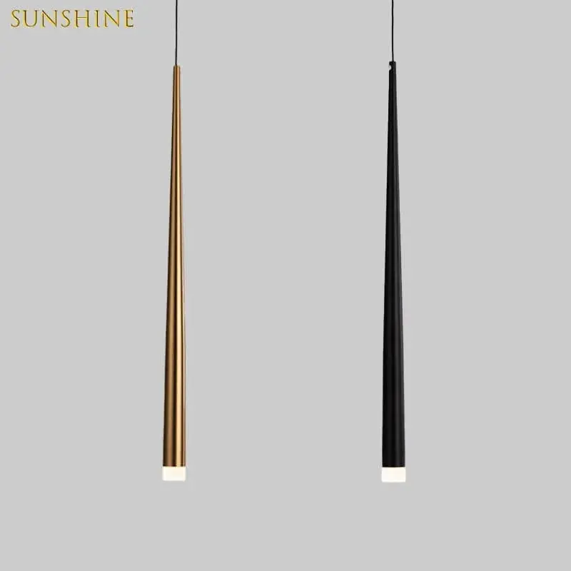 Suspension Nordique moderne LED pour chambre et salon - Tube lumineux 7W