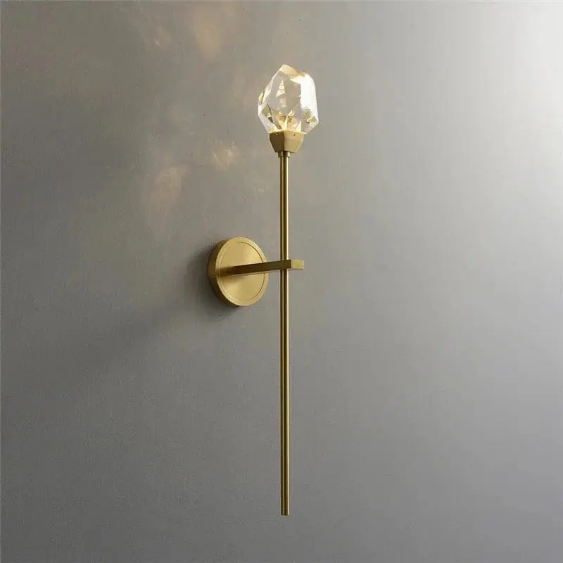 Applique murale de luxe en cristal moderne