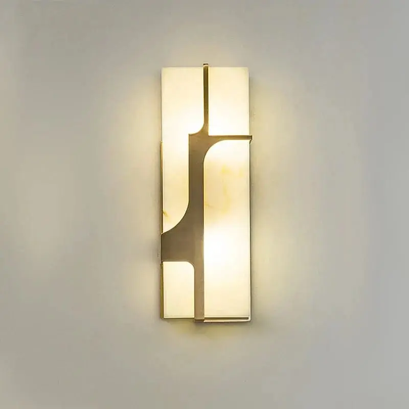 Applique murale ART CHINOIS 50 CM - Villa Salon Couloir Décoration Lumière LED Inspirée du Marbre Européen