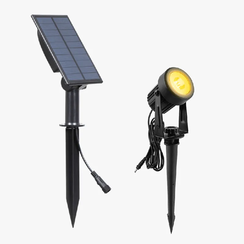 T-sunrise: luminaires solaires LED pour jardin et cour, RGB blanc chaud\\/froid, étanches IP65.