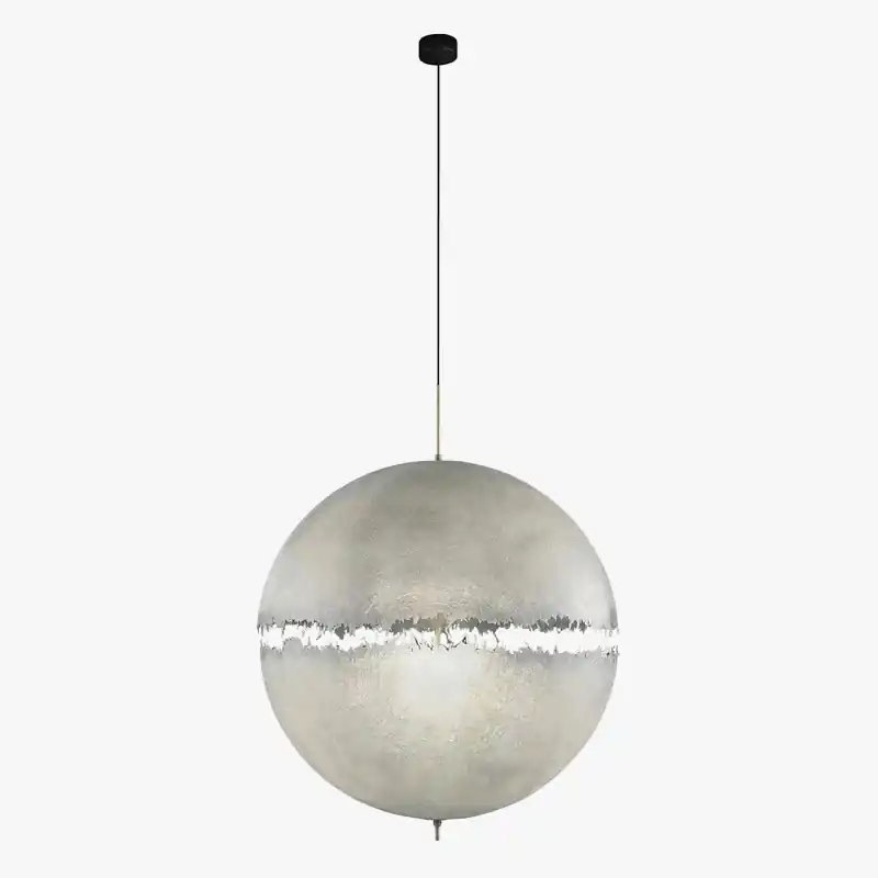 Suspension Postkrisi Designer Italien Lune LED - Idéal pour Escalier, Salon, Chevet, Bar - En Fibre de Verre - Éclairage de Décoration Moderne