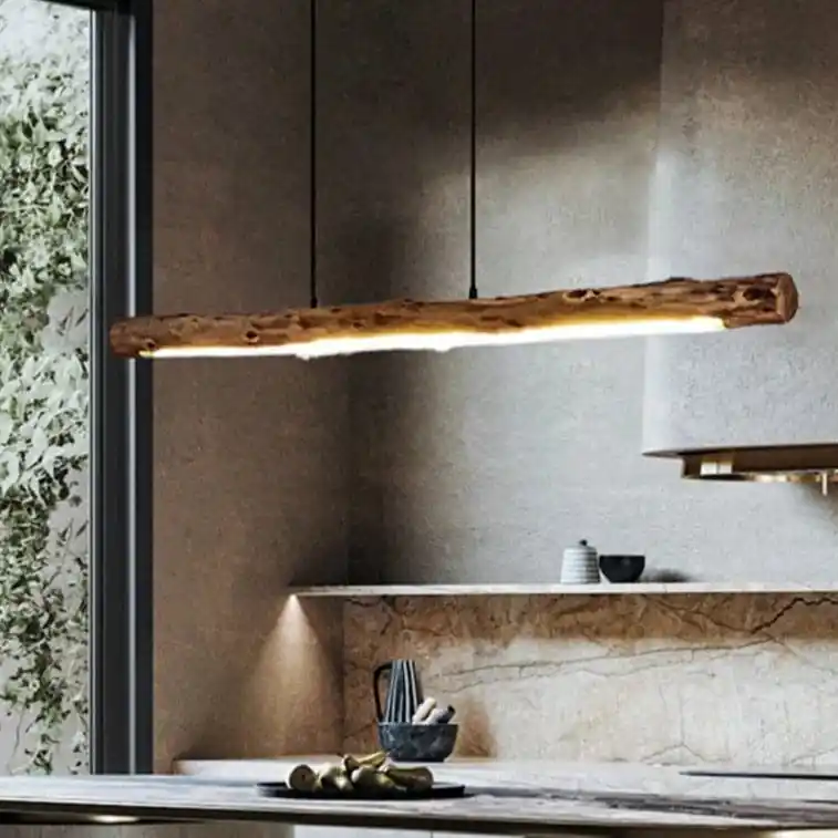 Suspensions en bois minimaliste