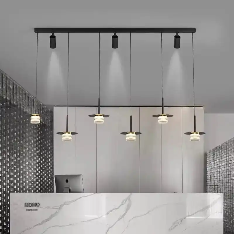 Suspension design en métal et verre de qualité supérieure