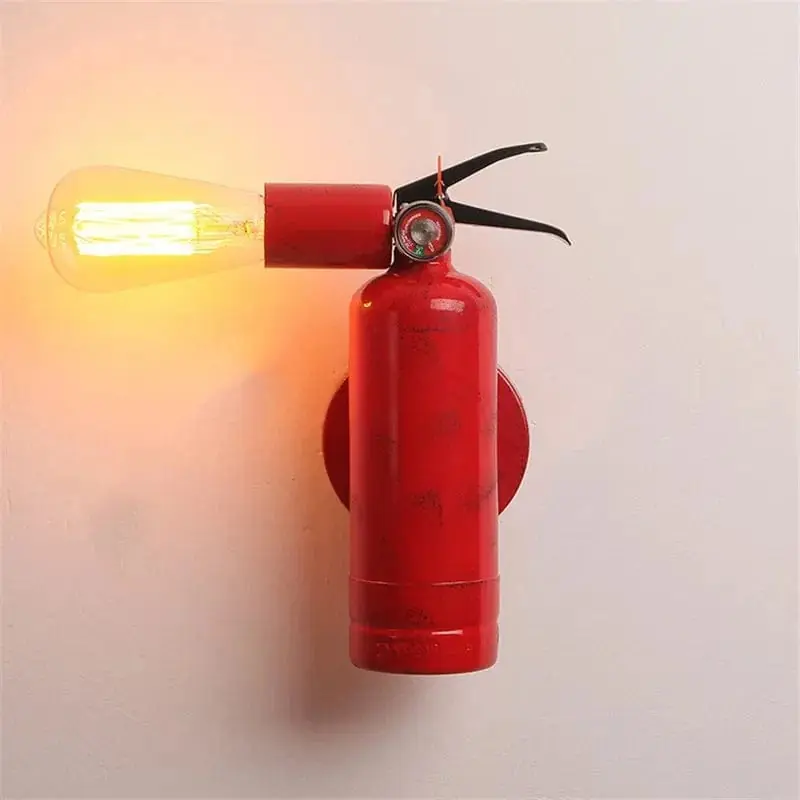 Applique murale LED Lampe Extinguisher Rétro pour Restaurant & Bar