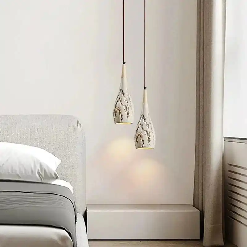 Suspension LED Beton Ciment Design Loft Bar Restaurant Artiste Éclairage