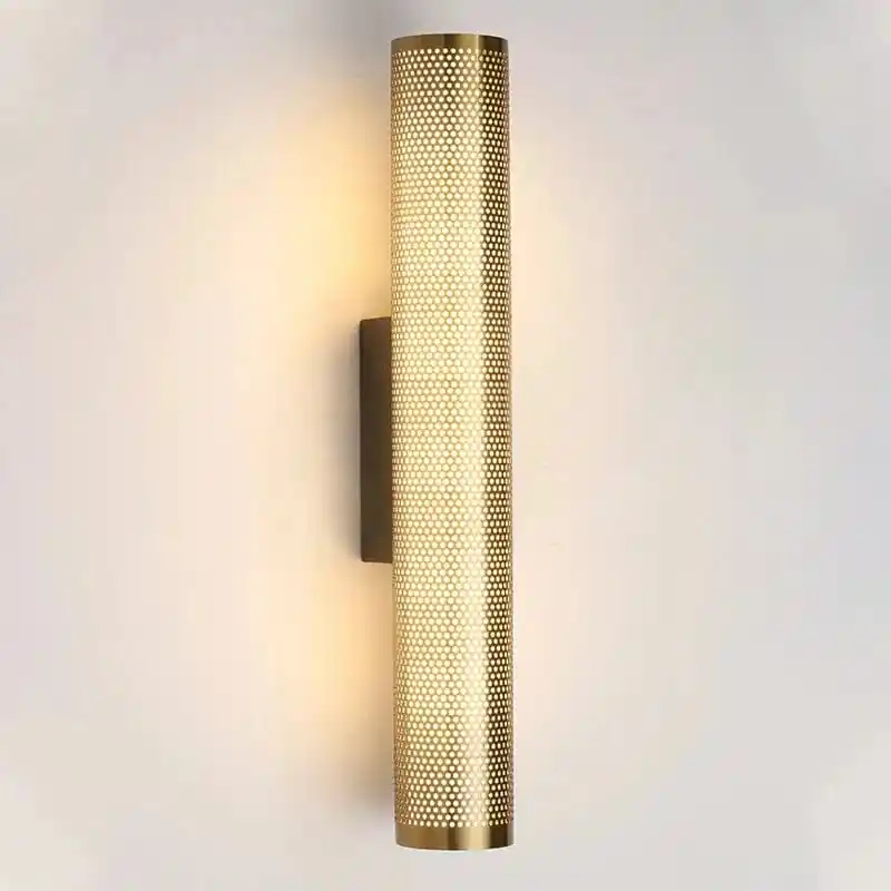 Applique murale LED Luxe en laiton et fer
