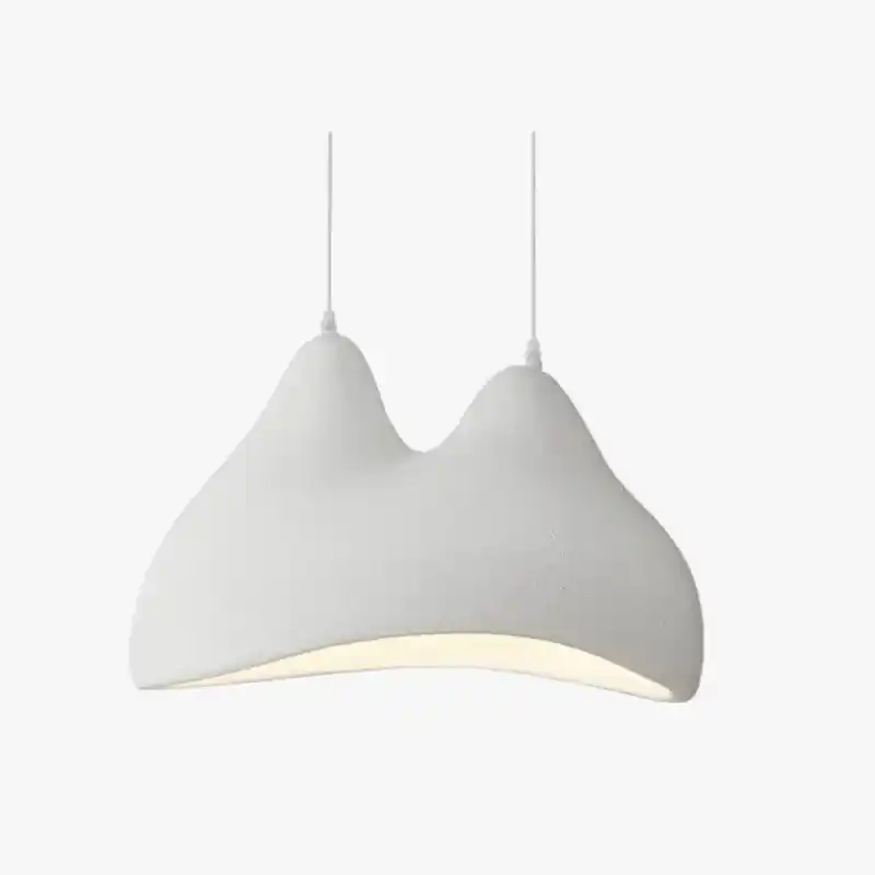 Suspension Nordique Wabi Sabi LED - Design Restaurant Style Crème Maison Décoration