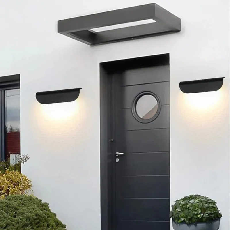 Applique Murale LED Etanche IP65 pour Intérieur et Extérieur - Lampe de Jardin, Chambre, Escalier, Balcon & Couloir