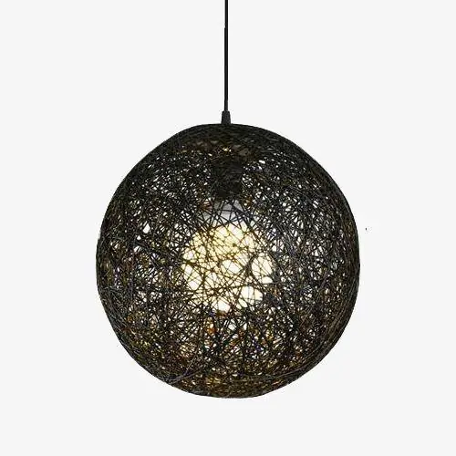 Suspension Wicker en papier boule