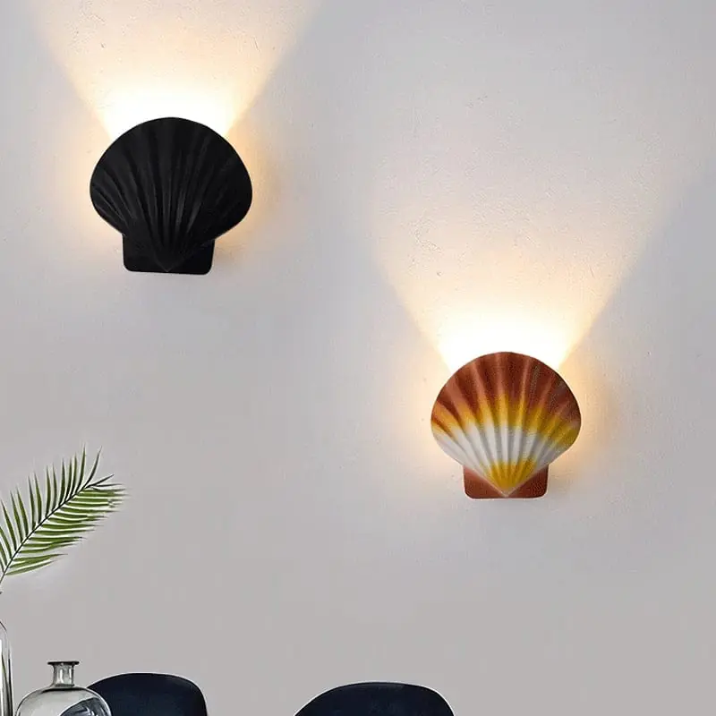 Applique murale extérieure LED Creative Shell - Éclairage pour Salon Chambre Hôtel