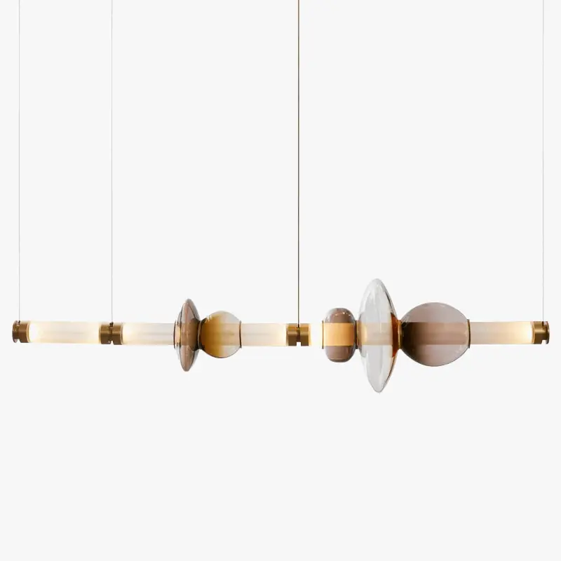 Suspension Duplex Moderne pour Hall avec Escalier en Verre