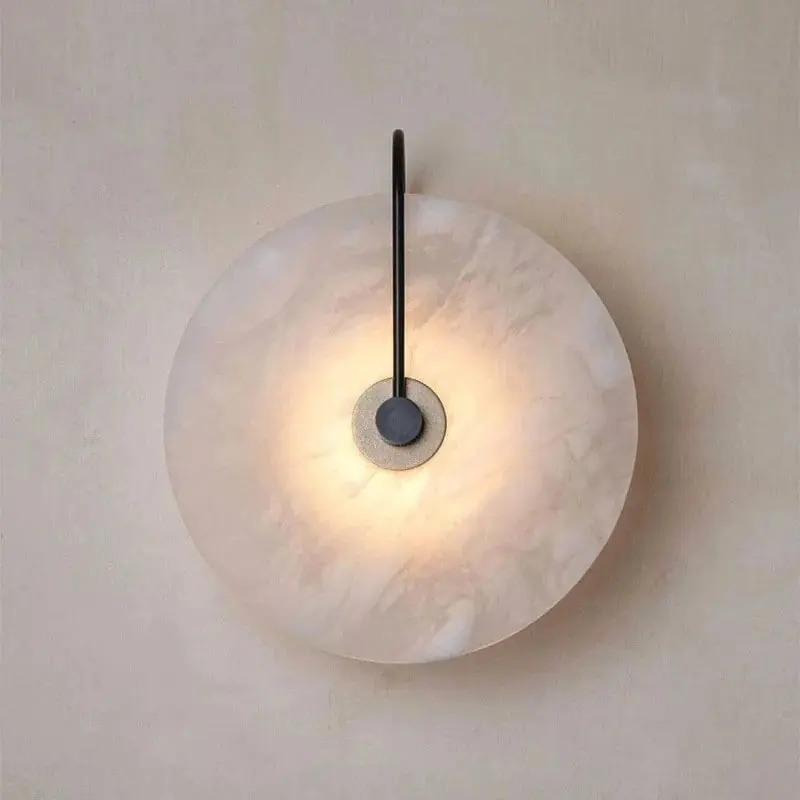 Applique murale en marbre LED pour une décoration intérieure chic
