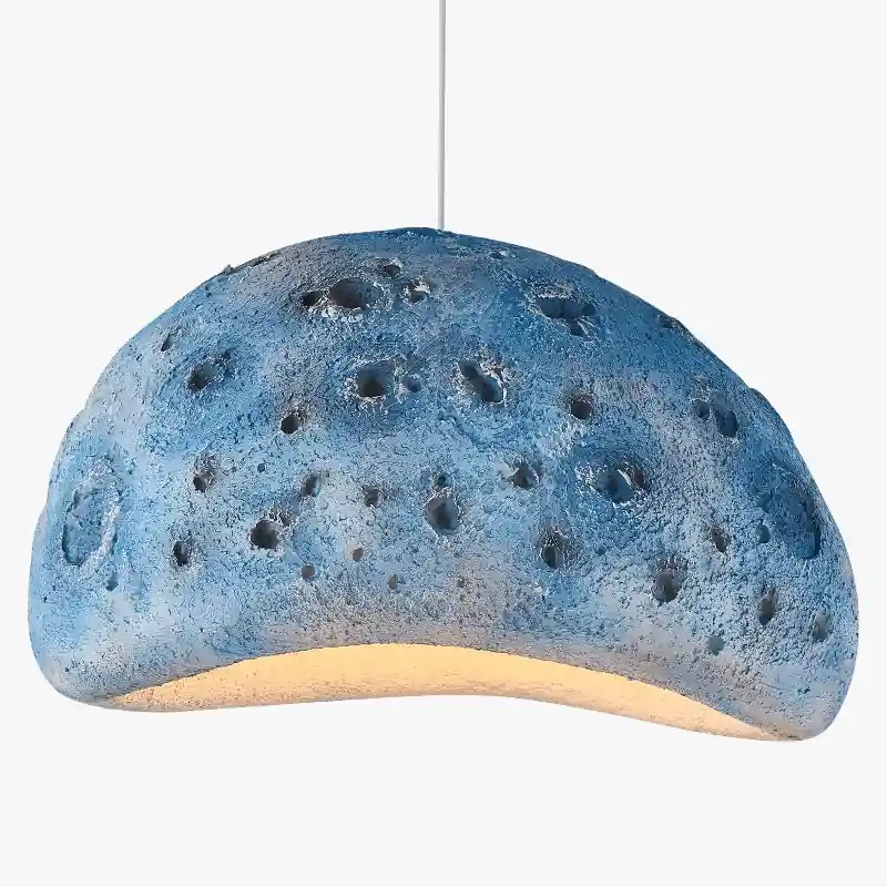 Suspension nordique étoile bleue - Collection Lunaire by Space Dreams - Suspension pour chambre d'enfant