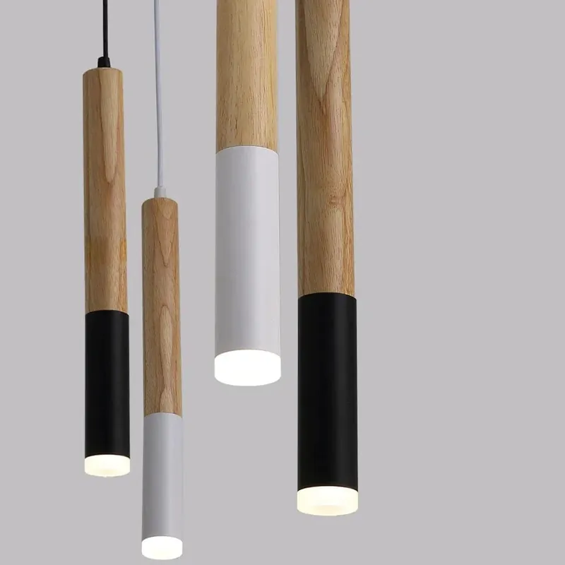 Suspension Long Tube LED 7W dans un style nordique pour salle à manger\\/salon\\/cuisine île boutique bar café
