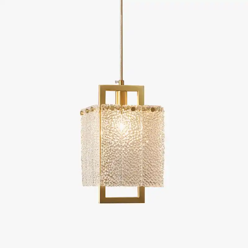 Suspension Luxe Moderne en Cuivre Doré pour Chevet, Salon et Salle à Manger