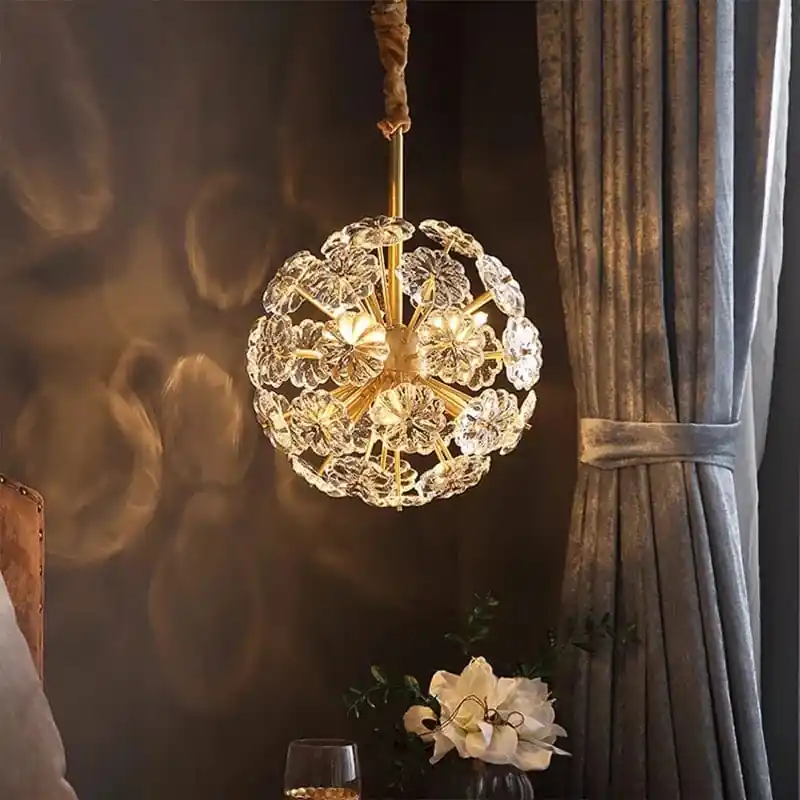 Suspension LED Cuivre Luxe