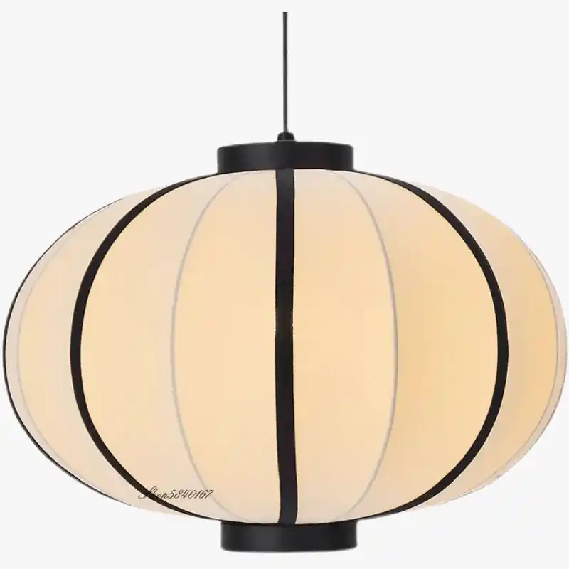 Suspension Tissu Nordique - Lampe Design pour Cuisine, Salon et Salle à Manger