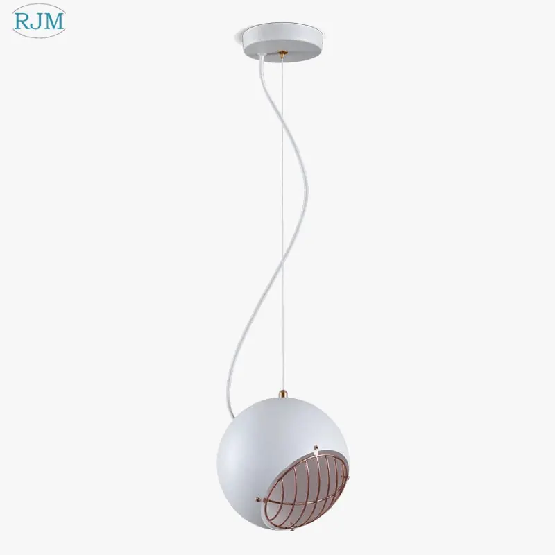Suspension Nordique Créatif Macaron Lumières Moderne Fer LED Salle à Manger Restaurant Eclairage