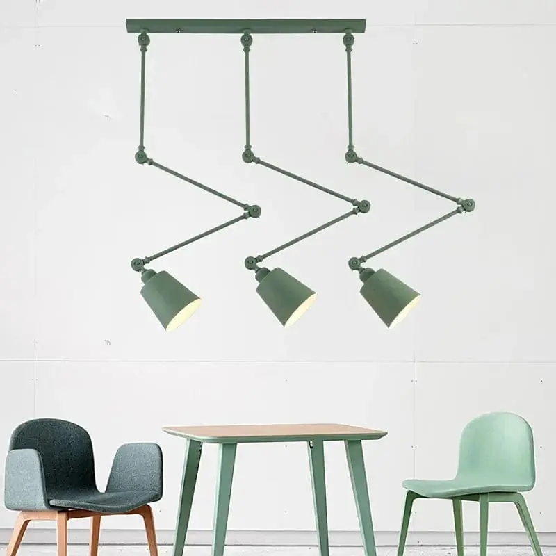 Suspension Nordica - Bras Longs Réglables pour Éclairage de Décoration Intérieure