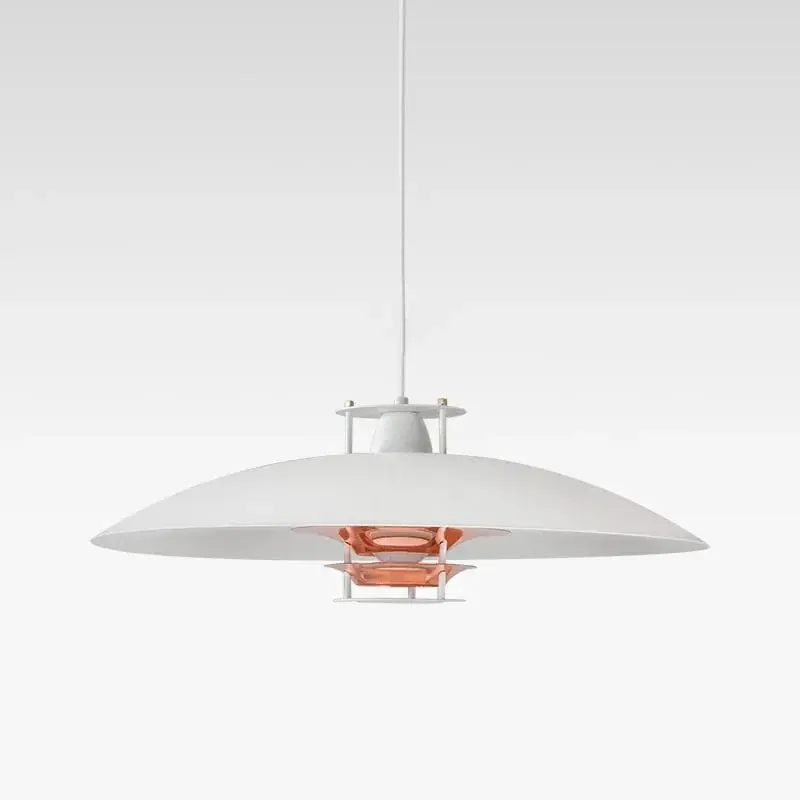 Suspension nordique design: Lampe à main moderne en aluminium pour chambre à coucher et salle à manger - Luminaire Suspension