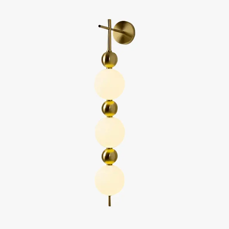 Applique murale LED Gold en métal