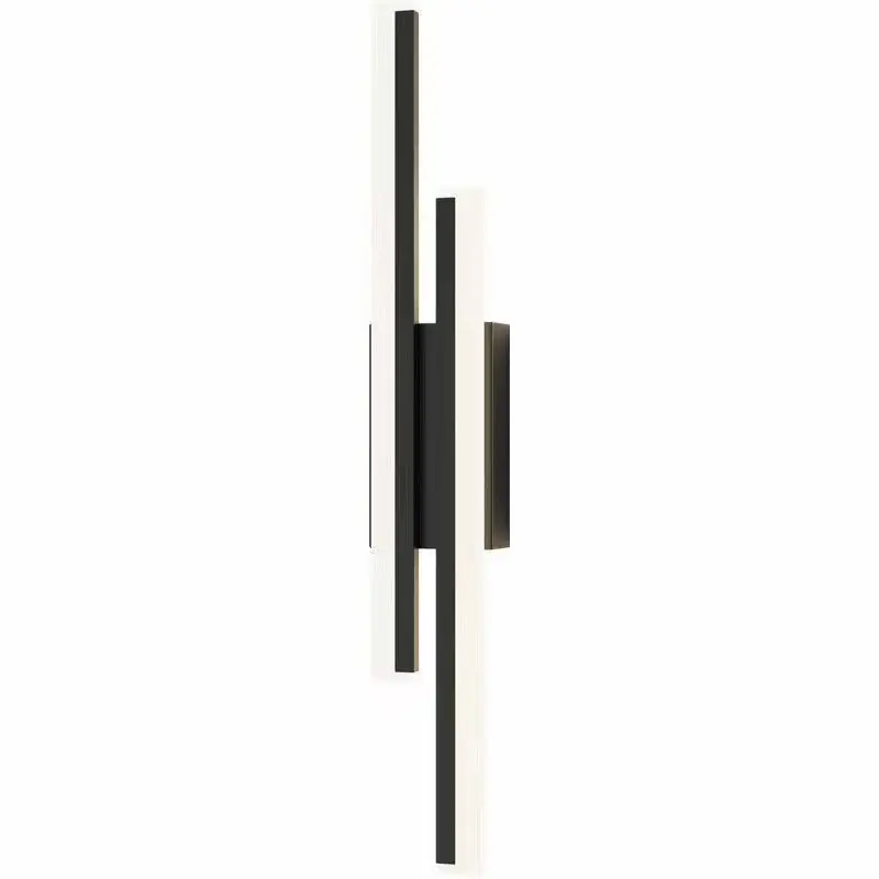 Applique murale moderne linéaire LED à deux lumières