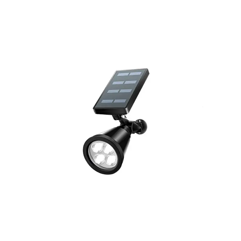 Spot solaire LED moderne conique à un projecteur